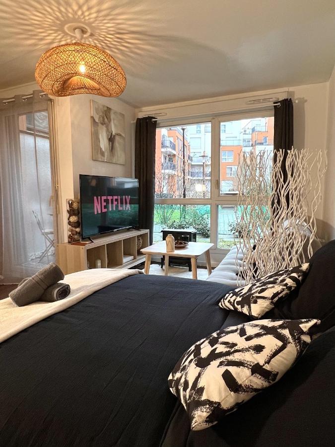 "Moonlight" Gare A 10Min De Paris, Wifi, Terrasse , Parking Apartment Argenteuil Ngoại thất bức ảnh